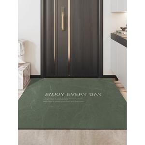 Xinglianxin Ковер 120х240 см из ПВХ, для прихожей, белый с бирюзовым узором, противоскользящий, легко чистить