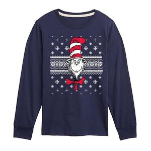 Детская толстовка с длинным рукавом The Cat in the Hat Dr. Seuss, Navy