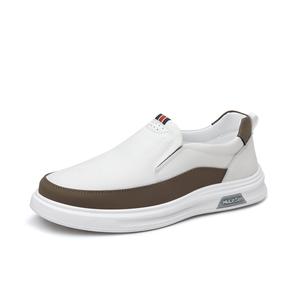 Mulinsen Низкие повседневные мужские туфли бело-коричневые, цвет White Brown