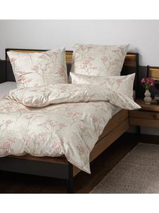 Постельное белье Janine Interlock Jersey Carmen S в песочном, коралловом и розовом цветах Janine, 135 x 200 + 80 x 80 см