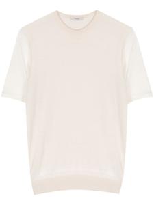 Топ со вставками Agnona, бежевый