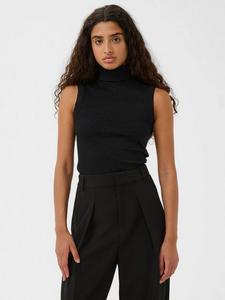 Топ без рукавов Dagna Sparkle InWear, Black Glitter