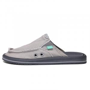 YIVELOVE Серые мужские противоскользящие антибактериальные тапочки с закрытым носком, цвет Gray