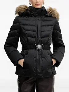 Куртка с эластичным поясом Guess Usa, черный