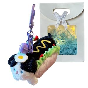 Креативная мультяшная милая игрушка хот-дог плюшевый кулон высота 10см Small bubble