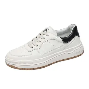 Кеды, скейтборд обувь женская низкая Lingwuzhe, бежевый