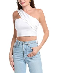 Топ из льняной смеси Milly Arantza, белый