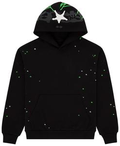 Толстовка Sp5der Heavy Web Hoodie, черная