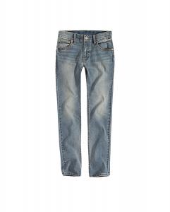 Узкие брюки для мальчика синего цвета Levi's, синий