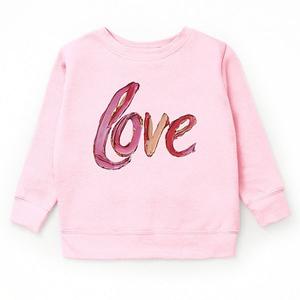 Графический свитшот Love cursive paint The Juniper Shop, Pink