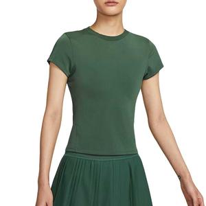 Теннисный топ Court Advantage женский Nike, зеленый