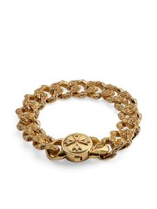 Большой браслет-цепочка с цветочным узором Emanuele Bicocchi, золотой