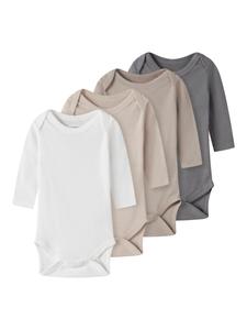 Комбинезон/боди TWO SOON, серый/серо-коричневый