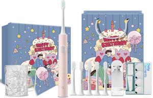 Электрическая зубная щетка Xiaomi, розовый