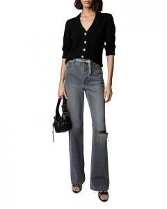 Свитер-кардиган из кашемира Betsy Zadig & Voltaire, черный