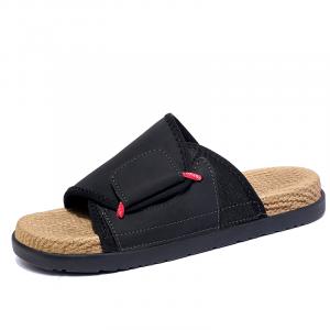 Мужские тихие быстросохнущие тапочки-слайды Colorful Creations, Black