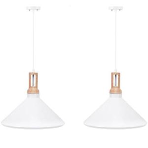 Подвесной светильник konsimo. TRIAN 2 шт, 35x28x35 см, белый