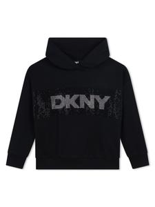 Dkny Kids худи с логотипом, черный