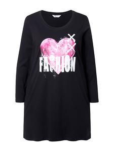 Длинная рубашка черного цвета Angel of Style