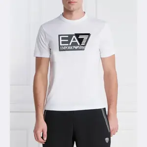 Футболка стандартного кроя Ea7, белый