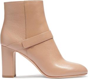 Женские премиальные кожаные ботильоны, короткие ботинки на высоком широком каблуке с ремешками, круглый носок, боковая молния, элегантные зимние ботильоны для офиса или нарядного образа, полный размер 4-16 US M FOWT, Khaki