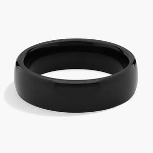 Обручальное кольцо с низким куполом Comfort Fit из тантала (6,5 мм) Blue Nile