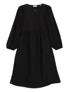 Платье миди с рукавами-фонариками Marc O'Polo, черный