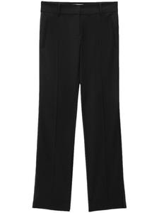 MSGM прямые брюки с молниями, черный