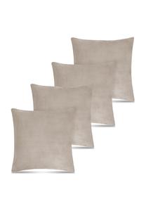 Набор декоративных подушек Aspero, 4 штуки, 60x60 см, серо-коричневый