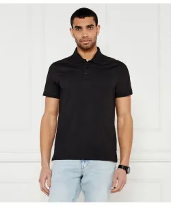 Футболка поло Regular fit Calvin Klein Jeans, черный
