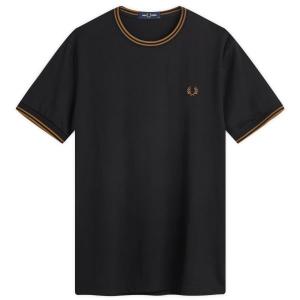 Футболки с двумя концами Fred Perry, черный/затененный камень