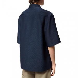 Рубашка мужская темно-синяя Louis Vuitton, синий