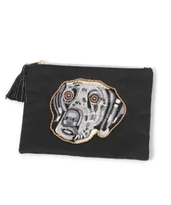 Сумка с вышивкой в виде собаки Studio Clip, цвет Bk Dalmatian 19