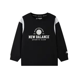 Свитшот Sports Club NB для детей 3-7 лет New Balance, черный