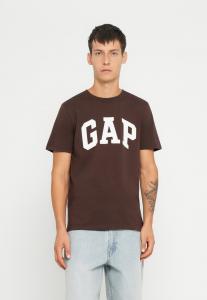 Футболка GAP EVERYDAY SOFT BASIC LOGO , Dark Brown