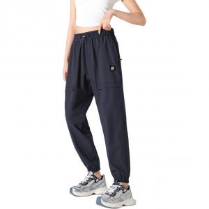 Брюки Casual Open Ended Smiling Collection для женщин с умеренной манжетой WARRIOR, graphite серый