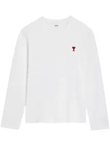 Футболка с монограммой Ami de Coeur AMI Paris, белый