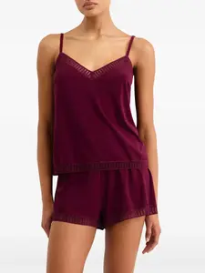 Шорты с кружевом ERES, фиолетовый