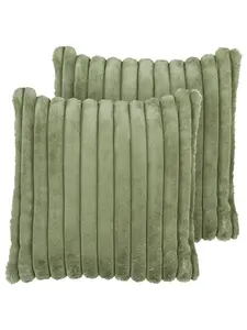 Декоративная подушка Beliani 2er Set Deko RAKYA, зеленый