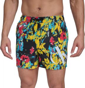 Calvin Klein Mens Volley Quick Dry Lightweight Swim Trunk, Floral