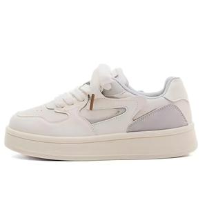 BINGO DUCK Женские скейтерские кеды с низким голенищем серые, цвет Gray