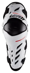 Защитные наколенники/щитки для голени с двойной осью Leatt, белый/красный