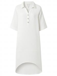 WENOR Платье-рубашка 'Mira' в белом цвете