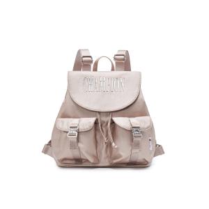Champion Тканевый рюкзак малый унисекс светло-голубой деним шампань золото черный, Champagne Gold