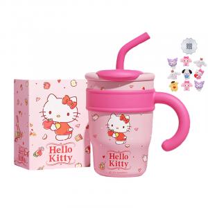 My Melody Hangyodon милый ледяной мастер кружка для офиса большая емкость соломинки чашка 700 мл Sanrio, hello kitty[free: random 3d sticker]color box included