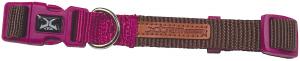 Нейлоновый ошейник Nayeco X-Trm Double Premium, нейлоновый ошейник кардинального и коричневого цвета 48-66см х 2,5см Nayeco, цвет фиолетовый, коричневый