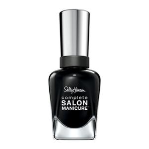 Complete Salon Manicure Nail Color White To Black Hooked on Onyx Sally Hansen