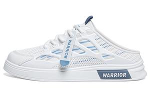 Воин крыло серии закрытые тапочки с прошивкой мужские белые светло-голубые