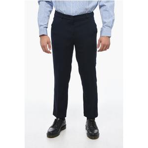 Брюки-сигареты со складками спереди Idra, Blue