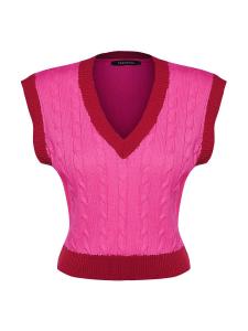 Вязаный жилет Trendyol, светло-розовый